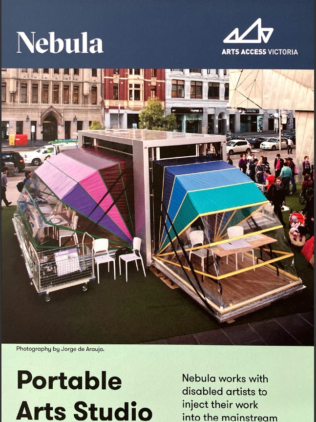 Image of Arts Access Victoria - Nebula - Promotional Poster - 2020