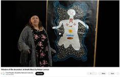 Image of NunnaRon Art Group - ‘Wisdom of the Ancestors’ Artwork Story by Robyn Lennox